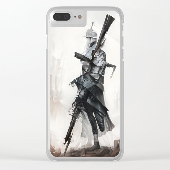 Apparition of War Clear iPhone Case