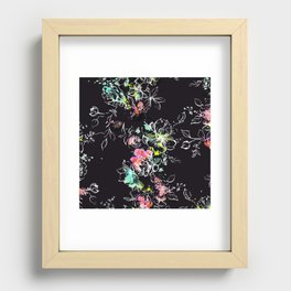 Camp Floral_Midnight Sun Recessed Framed Print
