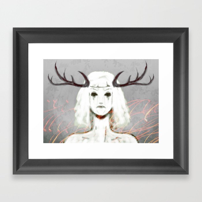 Forest Sprite Framed Art Print
