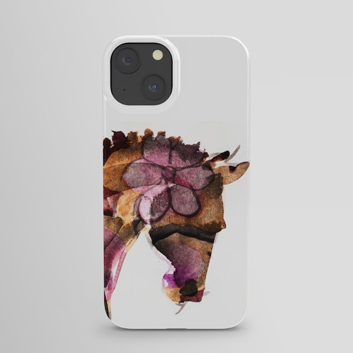 Horse (Chinese Roses) iPhone Case