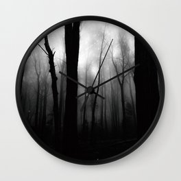 Dark Forest Wall Clock