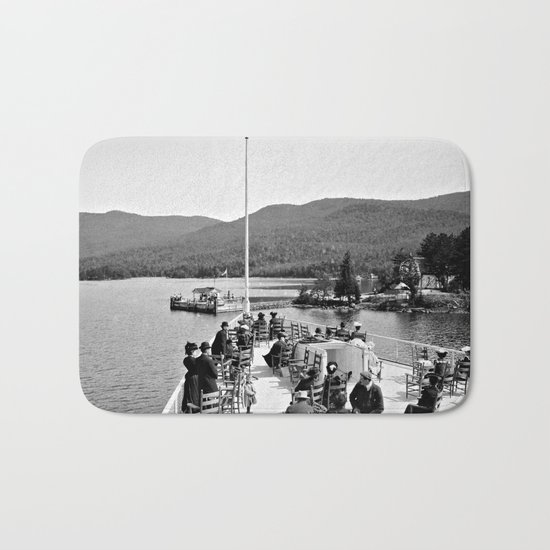 Vintage Lake George: Huletts Landing Bath Mat