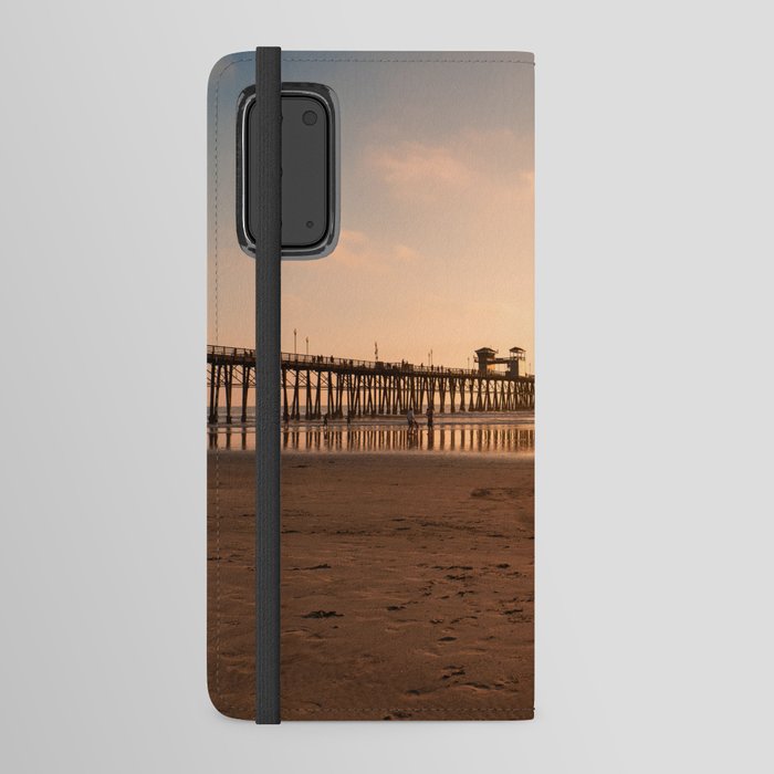 Oceanside Pier at Sunset Android Wallet Case