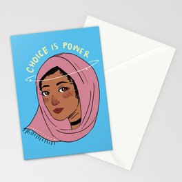 choice is power Stationery Cards