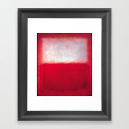 Mark Rothko - White over Red Framed Art Print