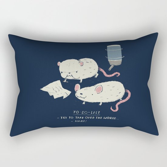 P and B to-do-list Rectangular Pillow
