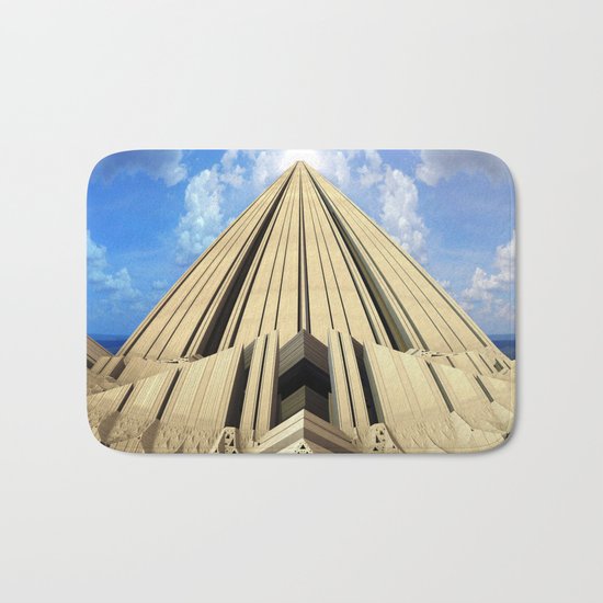 Pyramid of the Daylight Bath Mat
