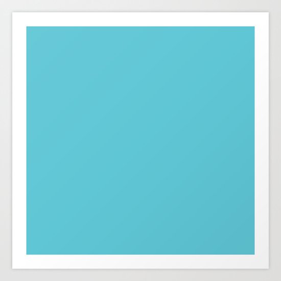 Simply Seaside Blue Art Print
