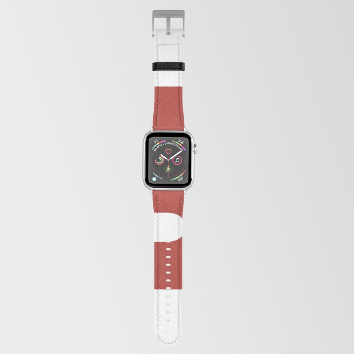 B (Maroon & White Letter) Apple Watch Band