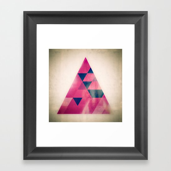 TRYYNGL LYT Framed Art Print