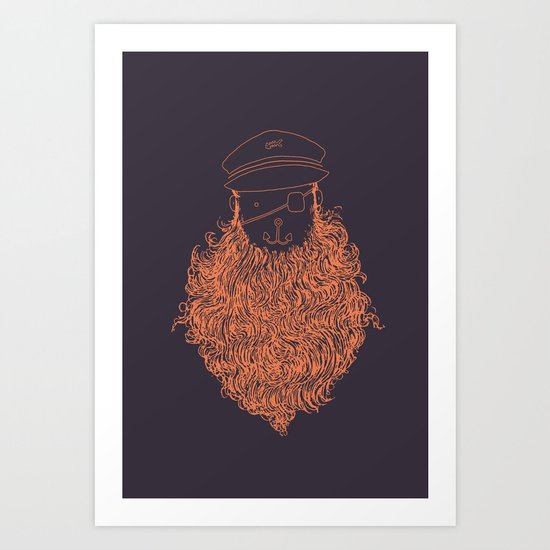 Aye Aye Captain Art Print