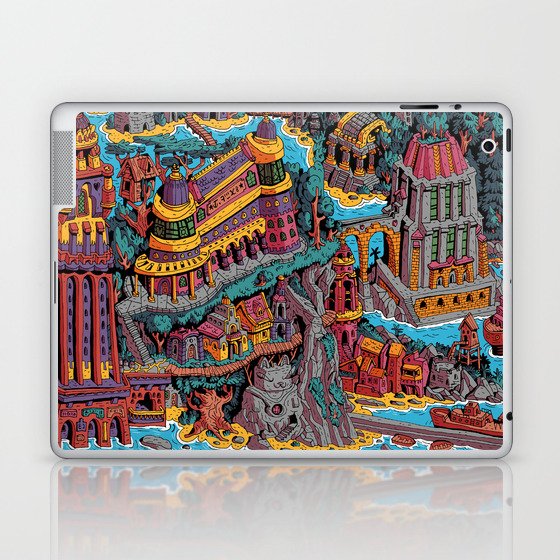 Mumbo Jumbo City (Color) Laptop & iPad Skin