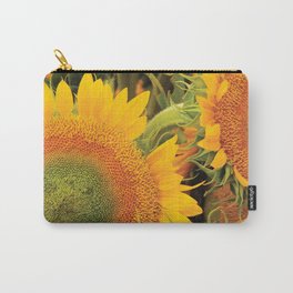 SUNFLOWERS Original Valentines Day Gift - Donald Verger Valentine's Photography Carry-All Pouch