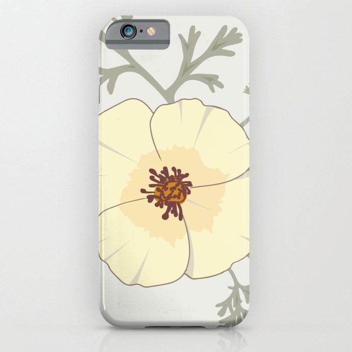 Yellow Poppy iPhone Case