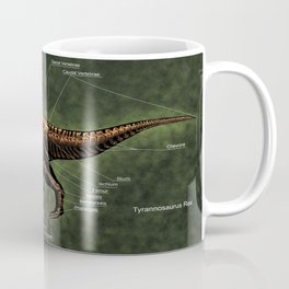 Tyrannosaurus Rex Skeleton Reconstruction Coffee Mug