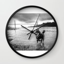 Canadian German Shepherd Wall Clock