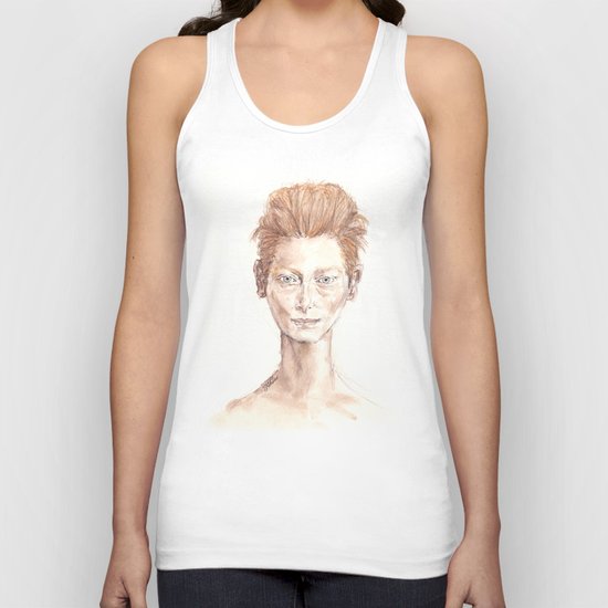 Tilda Swinton Inspiration Unisex Tank Top