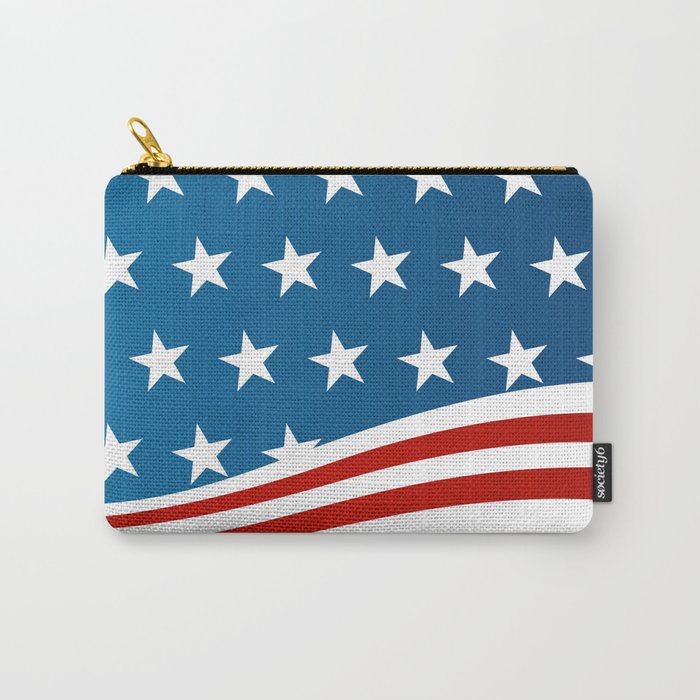 American Flag Carry-All Pouch