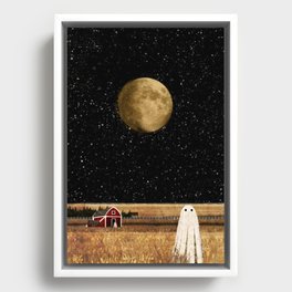 Harvest Moon Framed Canvas