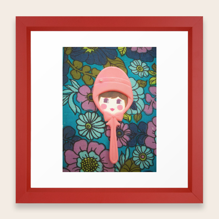 Mod Mirror Framed Art Print By Marian Society6