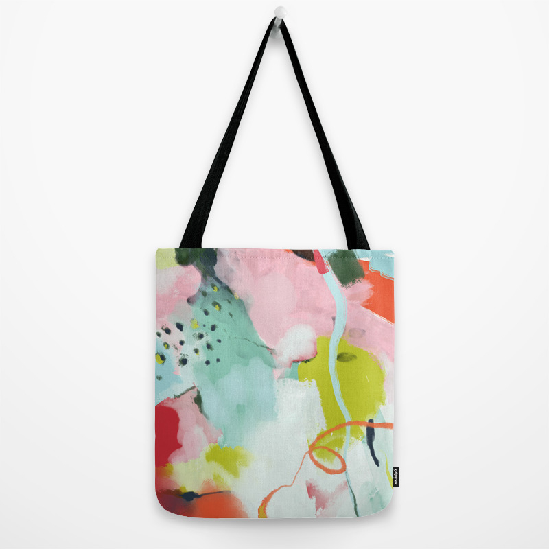 spring tote bag