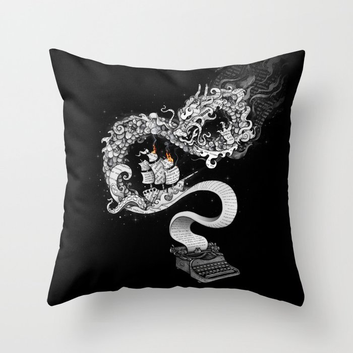 Unleashed Imagination Throw Pillow