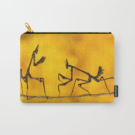 Praying Mantis vs Praying Mantis Carry-All Pouch