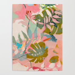 tropical home jungle abstract Poster