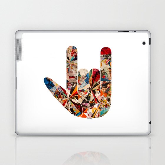 'I Love You' in American Sign Language Laptop & iPad Skin