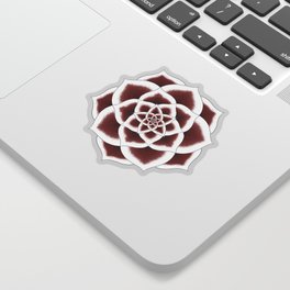 Stargazer Lily Mandala Sticker