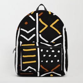 Abstract African Mudcloth Backpack