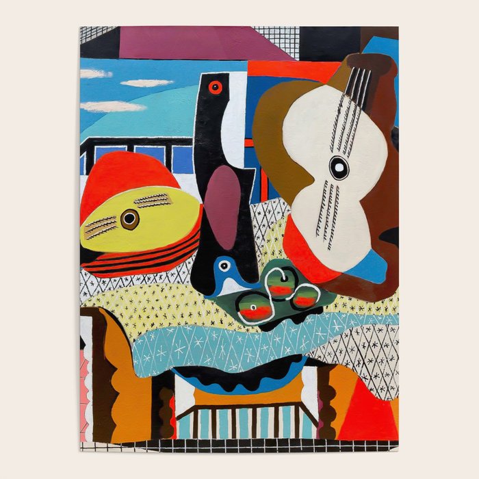 Picasso Mandolin and Guitar (Mandoline et guitare) 1924 Artwork