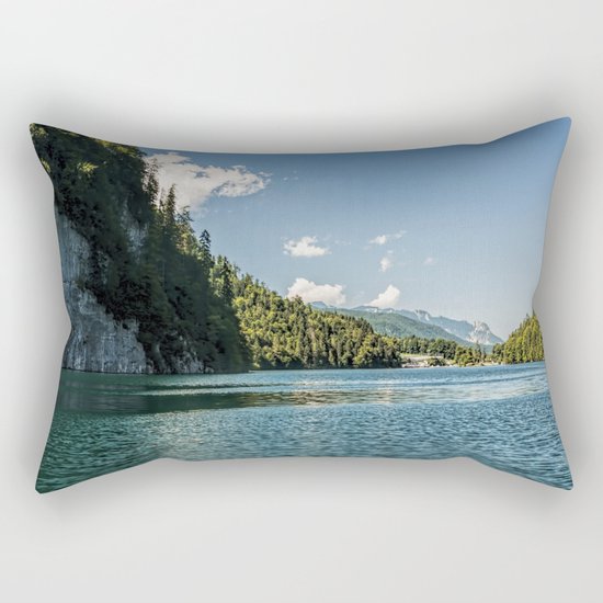Koenigssee lake Bavaria Mountains Alps on #Society6 Rectangular Pillow