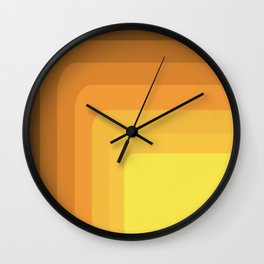 Browned Off Wall Clock