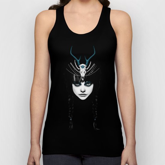 Wakeful Warrior - In Blue Unisex Tank Top