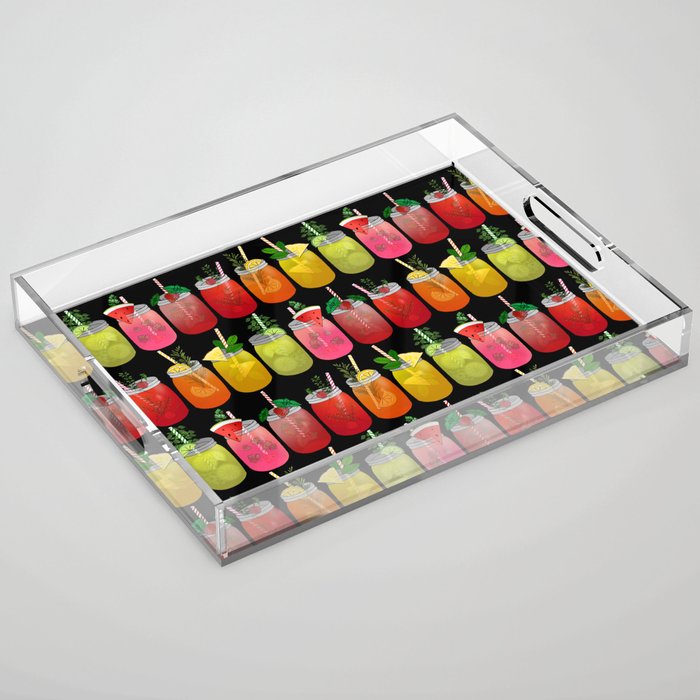 Summer Cocktails Acrylic Tray