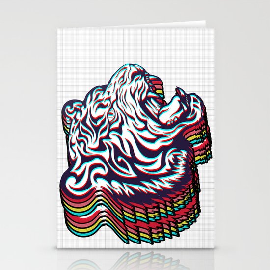 3D Tiger Stationery Cards