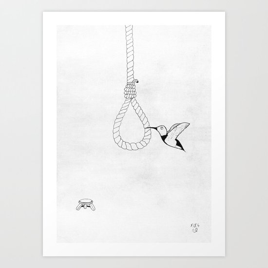 Between Life and Death Art Print
