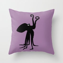 Angry Animals: Octopus Throw Pillow