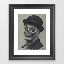 Zombie Clown Framed Art Print