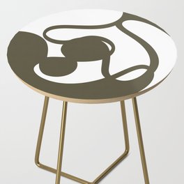 Abstract line and shape 19 Side Table