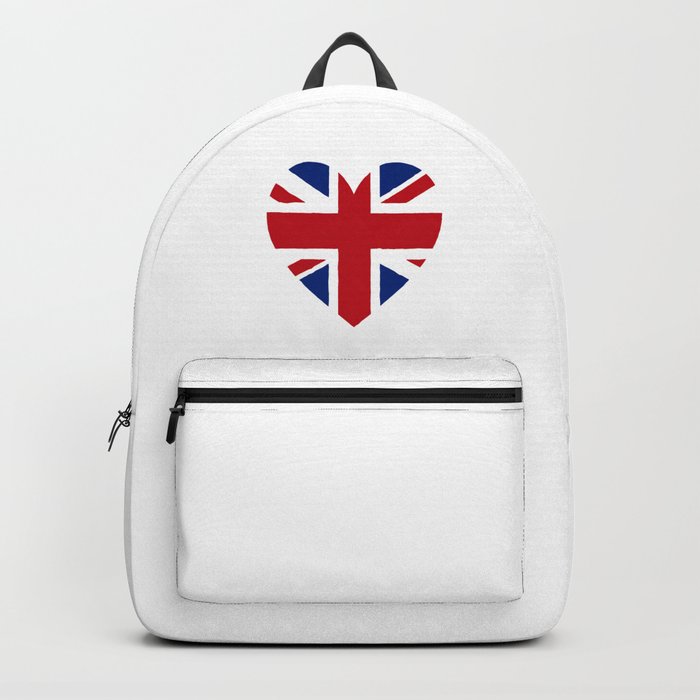 BRITISH UNION JACK HEART Backpack