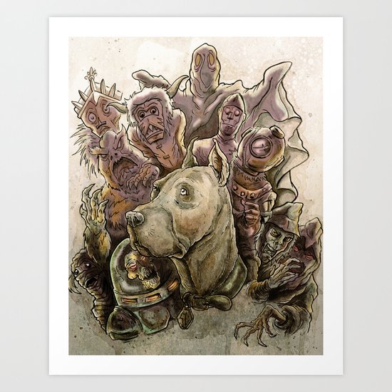 "Scoob" Art Print