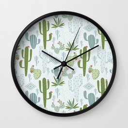 Cactus Decor Wall Clock