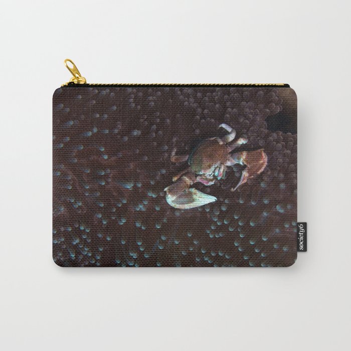 Porcelain anemone crab Carry-All Pouch