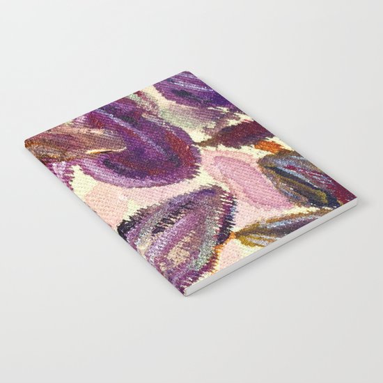 Purple Leaves Notebook