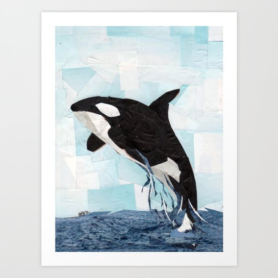 Whale Art Print