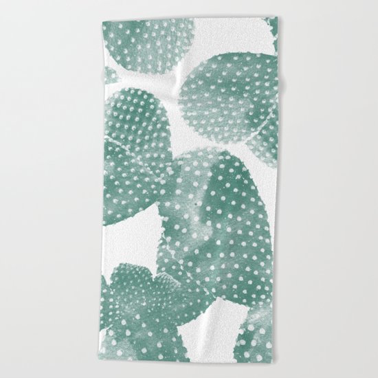 Cactus Dots Beach Towel