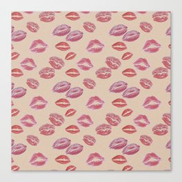 Lipstick Lover Canvas Print