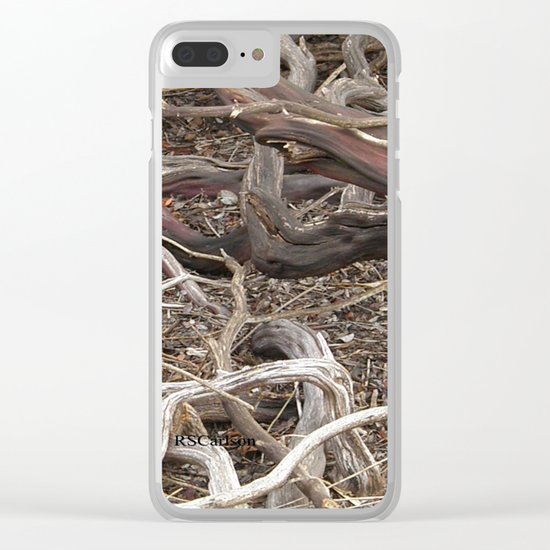 TEXTURES - Manzanita Drought Conditions #4 Clear iPhone Case